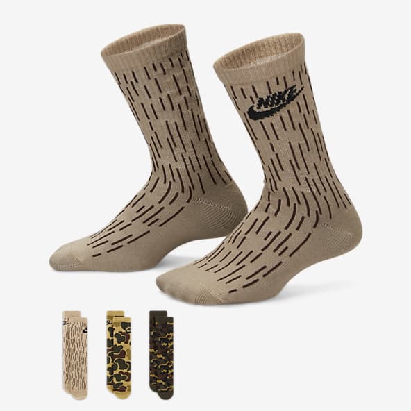 Little 0 25 Brown Socks. Nike